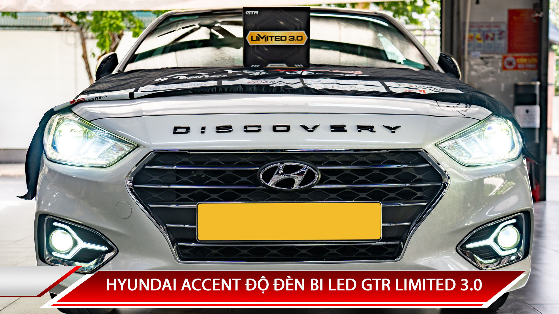 HYUNDAI ACCENT NÂNG CẤP ÁNH SÁNG CỰC CHẤT TỪ BI LED GTR LIMITED 3.0 2024